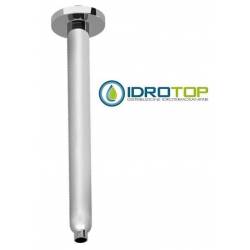 Braccio Doccia 15cm Tondo a Soffitto in Ottone Cromato Ponsi 
