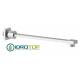 Braccio Doccia Rettangolare 25cm in Ottone Cromato Ponsi 