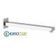Braccio Doccia Quadrato 25cm in Ottone Cromato Ponsi 
