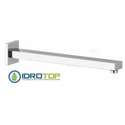 Braccio Doccia Quadrato 25cm in Ottone Cromato Ponsi 