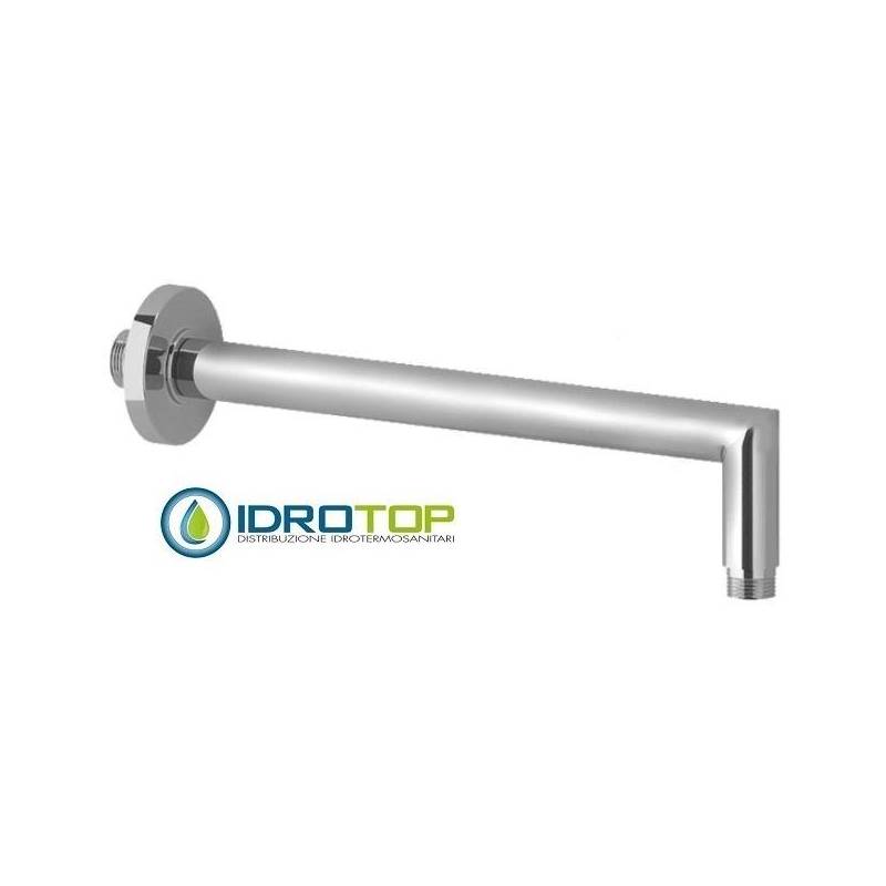 Braccio Doccia Tondo 35cm in Ottone Cromato Ponsi 