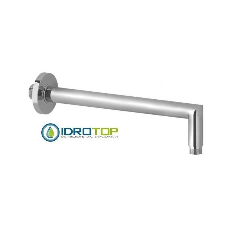 Braccio Doccia Tondo 30cm in Ottone Cromato Ponsi 