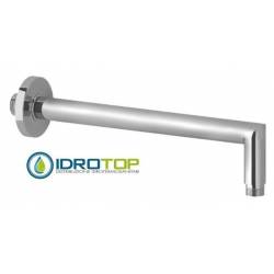 Braccio Doccia Tondo 25cm in Ottone Cromato Ponsi 