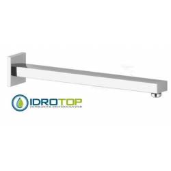 Braccio Doccia Quadrato 30cm in Ottone  Cromato Ponsi 