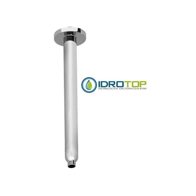 Braccio Doccia a Soffitto 30cm in Ottone Cromato Ponsi 
