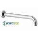 Braccio Doccia Tondo 23,5 cm in Ottone Cromato Ponsi 