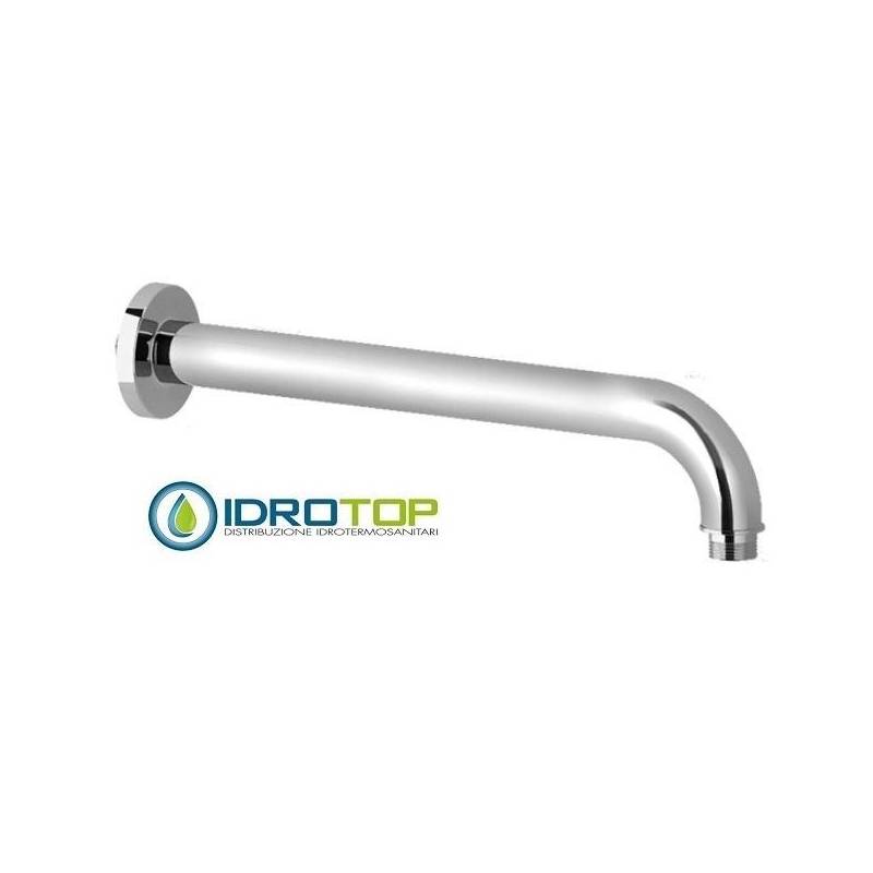 Braccio Doccia Tondo 23,5 cm in Ottone Cromato Ponsi 