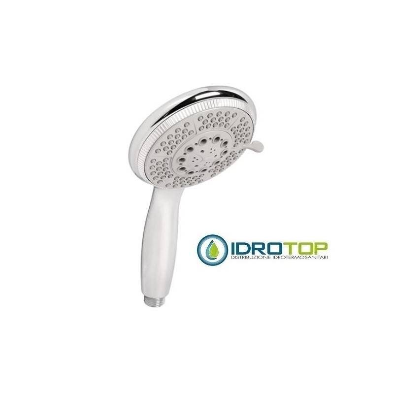 Doccetta diam.105 in ABS 3 getti / 5 funzioni Cromata Ponsi 