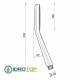 Doccetta BLADE in ABS Monogetto Cromata Ponsi 