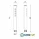 Doccetta STICK 21cm in ABS Monogetto Cromata Ponsi 