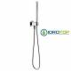 Supporto Doccia FLAT Rettangolare in Ottone con flessibile Cromato Ponsi 