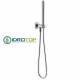 Supporto Doccia STICK Tonda in Ottone con flessibile Cromato Ponsi 