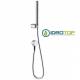 Presa d'Acqua Doccia STICK Tonda in Ottone con flessibile Cromato Ponsi 