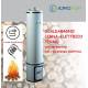 Scaldabagno a Legna Termo Elettrico LTE80 Scaldacqua Coibentato Bandini-Braun