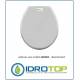 Copriwater Ideal Standard  GEMMA BIANCO  Cerniera Cromo-Sedile-Asse Wc