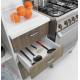 Mobile sottolavello 120 per cucina doppia anta abbinabile al lavello inox in tre colori  
