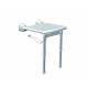 Sedile disabili Ribaltabile da muro con gambe BIANCO K design 