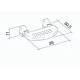 Sedile disabili Ribaltabile da muro  BIANCO K design 