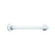 Corrimano Rigato in plastica completo di piastre e ghiere coprivite ABS BIANCO K design 
