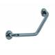 Corrimano Angolare a 45' in acciaio INOX lucido completo di piastre di fissaggio in acciaio inox INOX K design 