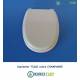 Copriwater Catalano TISSI  CHAMPAGNE  Cromo-Sedile-Asse Wc