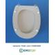 Copriwater Catalano TISSI  CHAMPAGNE  Cromo-Sedile-Asse Wc