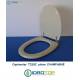 Copriwater Catalano TISSI  CHAMPAGNE  Cromo-Sedile-Asse Wc