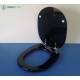 Copriwater Ideal Standard  LINDA NERO  Cerniera Cromo-Sedile-Asse Wc