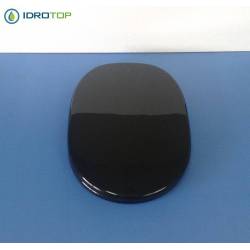 Copriwater Ideal Standard  LINDA NERO  Cerniera Cromo-Sedile-Asse Wc