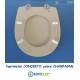 Copriwater Pozzi Ginori CONCERTO CHAMPAGNE   Cerniera Cromo-Sedile-Asse Wc 