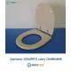 Copriwater Pozzi Ginori CONCERTO CHAMPAGNE   Cerniera Cromo-Sedile-Asse Wc 
