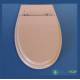 Copriwater Pozzi Ginori OLIMPICA-ALFEO ROSA R.G.  Cerniera Cromo-Sedile-Asse Wc 