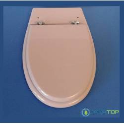 Copriwater Pozzi Ginori OLIMPICA-ALFEO ROSA R.G.  Cerniera Cromo-Sedile-Asse Wc 