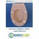 Copriwater Pozzi Ginori OLIMPICA-ALFEO ROSA R.G.  Cerniera Cromo-Sedile-Asse Wc 