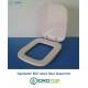 Copriwater Dolomite RIO ROSA SUSSURRATO  Cerniera Cromo-Sedile-Asse Wc