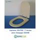 Copriwater Cesame SINTESI 1° VERS. CHAMPAGNE Cerniera Cromo-Sedile-Asse Wc