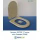Copriwater Cesame SINTESI 1° VERS. CHAMPAGNE Cerniera Cromo-Sedile-Asse Wc