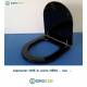 Copriwater AXA Modello ONE Colore Nero con Cerniera Cromo 