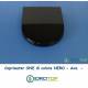 Copriwater AXA Modello ONE Colore Nero con Cerniera Cromo 