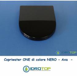 Copriwater AXA ONE Colore Nero Cerniera Cromo