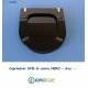 Copriwater AXA Modello ONE Colore Nero con Cerniera Cromo 