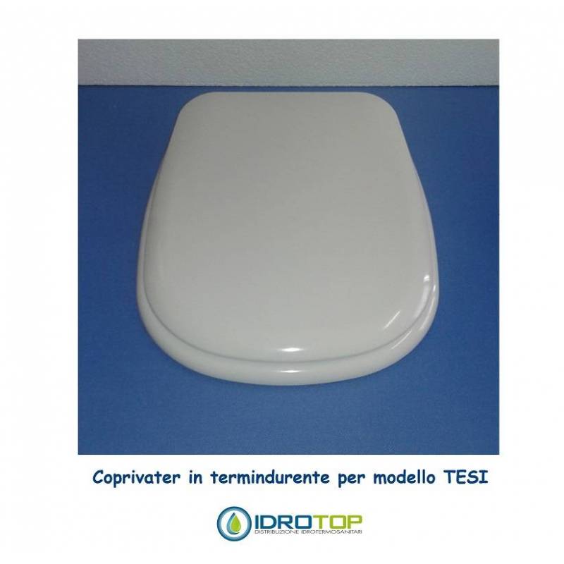 Copriwater compatibile Tesi in termoindurente Bianco Euro      