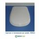 Copriwater compatibile Pienza in termoindurente Bianco Euro      