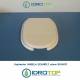 Copriwater Hidra ANGELA DISABILI  BIANCO Cerniera Cromo-Sedile-Asse Wc