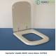 Copriwater Hatria  EDOS BIANCO  Cerniera Cromo-Sedile-Asse Wc