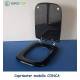 Copriwater Ideal Standard  CONCA NERO  Cerniera Cromo-Sedile-Asse Wc