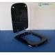 Copriwater Ideal Standard  CONCA NERO  Cerniera Cromo-Sedile-Asse Wc