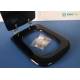 Copriwater Ideal Standard  CONCA NERO  Cerniera Cromo-Sedile-Asse Wc