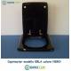 Copriwater Dolomite EBLA NERO Cerniera Cromo-Sedile-Asse Wc