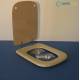 Copriwater Senesi DUCCIO CHAMPAGNE   Cerniera Cromo-Sedile-Asse Wc